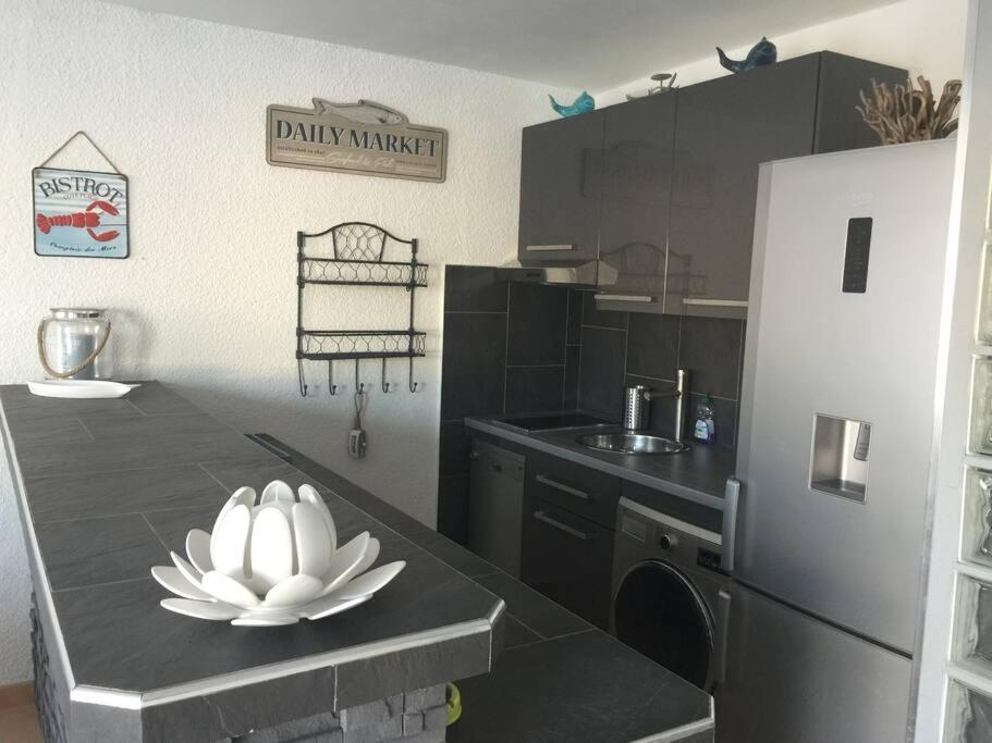 Appartement Vue Mer - Rdc - Parking Prive - Meuble Tourisme 4 Etoiles Agde Extérieur photo
